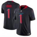 Houston Texans #1 Stefon Diggs Navy 2024 2nd Alternate F.U.S.E Vapor Stitched Jersey