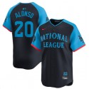 National League #20 Pete Alonso Navy 2024 All-Star Limited Stitched Jersey