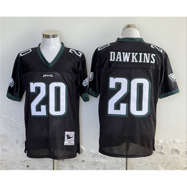 Philadelphia Eagles #20 Brian Dawkins Black Stitched Jersey