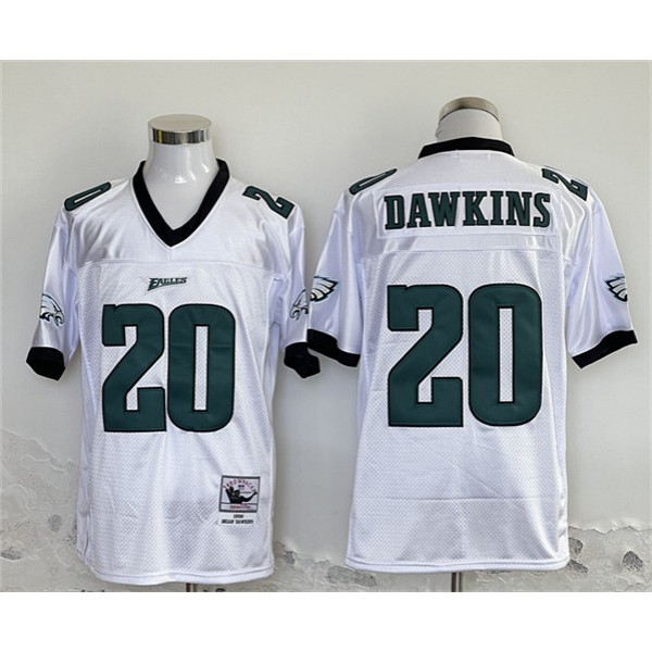 Philadelphia Eagles #20 Brian Dawkins White Stitched Jersey