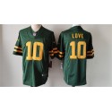Green Bay Packers #10 Jordan Love Green Color Rush 2023 F.U.S.E. Limited Stitched Jersey