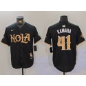 New Orleans Saints #41 Alvin Kamara Black Cool Base Stitched Jersey