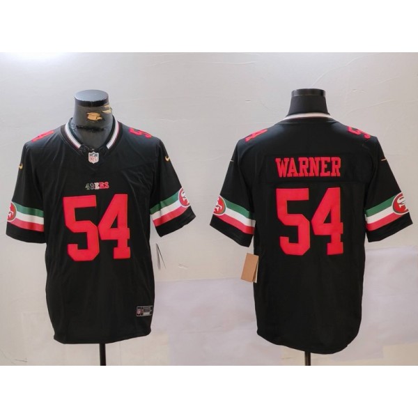 San Francisco 49ers #54 Fred Warner Black F.U.S.E. Mexico Vapor Limited Stitched Jersey