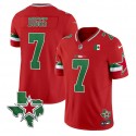 Dallas Cowboys #7 Trevon Diggs Red 2024 F.U.S.E. Mexico Vapor Untouchable Limited Stitched Jersey