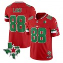 Dallas Cowboys #88 CeeDee Lamb Red 2024 F.U.S.E. Mexico Vapor Untouchable Limited Stitched Jersey