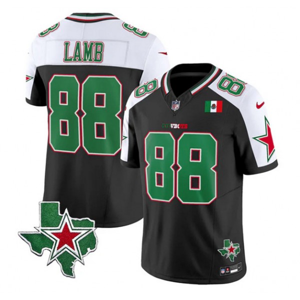 Dallas Cowboys #88 CeeDee Lamb Black 2024 F.U.S.E. Mexico Alternate Vapor Untouchable Limited Stitched Jersey