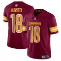 Washington Commanders #18 Marcus Mariota Burgundy 2024 Vapor Limited Stitched Jersey