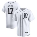 Detroit Tigers #17 Jace Jung White 2024 Home Limited Stitched Jersey