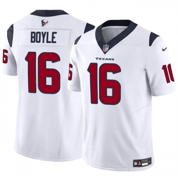Houston Texans #16 Tim Boyle White 2024 F.U.S.E Vapor Untouchable Stitched Jersey