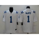 Indianapolis Colts #1 Pat Mcafee White Stitched Jersey