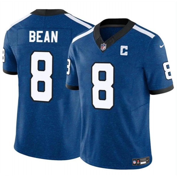 Indianapolis Colts #8 Jason Bean Blue 2024 F.U.S.E. Throwback Vapor Limited Stitched Jersey