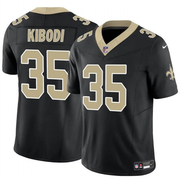 New Orleans Saints #35 Jacob Kibodi Black F.U.S.E. Vapor Limited Stitched Jersey