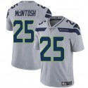 Seattle Seahawks #25 Kenny McIntosh Gray Vapor Limited Stitched Jersey
