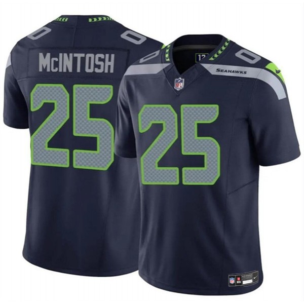 Seattle Seahawks #25 Kenny McIntosh Navy 2024 F.U.S.E. Vapor Limited Stitched Jersey