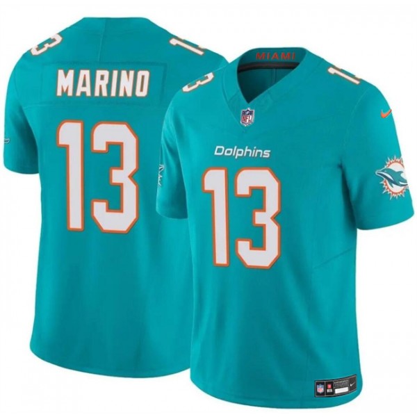 Miami Dolphins #13 Dan Marino Aqua 2023 F.U.S.E Vapor Limited Stitched Jersey