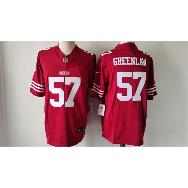 San Francisco 49ers #57 Dre Greenlaw Red 2024 F.U.S.E. Vapor Untouchable Limited Stitched Jersey