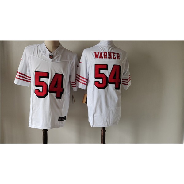 San Francisco 49ers #54 Fred Warner New White F.U.S.E. Vapor Untouchable Limited Stitched Jersey