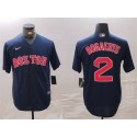 Boston Red Sox #2 Xander Bogaerts Navy Stitched Jersey