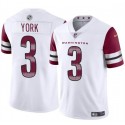 Washington Commanders #3 Cade York White 2024 Vapor Limited Stitched Jersey