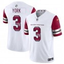 Washington Commanders #3 Cade York White 2024 F.U.S.E Vapor Limited Stitched Jersey
