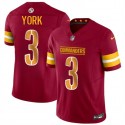 Washington Commanders #3 Cade York Burgundy 2024 F.U.S.E Vapor Limited Stitched Jersey