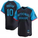 National League #10 Jurickson Profar Navy 2024 All-Star Limited Stitched Jersey