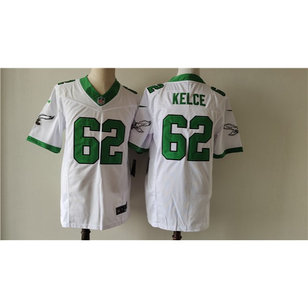 Philadelphia Eagles #62 Jason Kelce White F.U.S.E. Vapor Untouchable Stitched Jersey