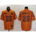 Philadelphia Eagles #26 Saquon Barkley 2023 Brown Salute To Service Limited Stitched Jersey