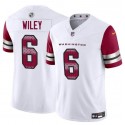 Washington Commanders #6 Michael Wiley White 2024 F.U.S.E. Vapor Limited Stitched Jersey