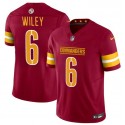 Washington Commanders #6 Michael Wiley Burgundy 2024 F.U.S.E. Vapor Limited Stitched Jersey