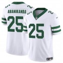 New York Jets #25 Israel Abanikanda White 2024 F.U.S.E. Vapor Limited Stitched Jersey