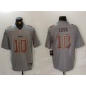 Green Bay Packers #10 Jordan Love Grey Atmosphere Fashion Limited Stitched Jersey