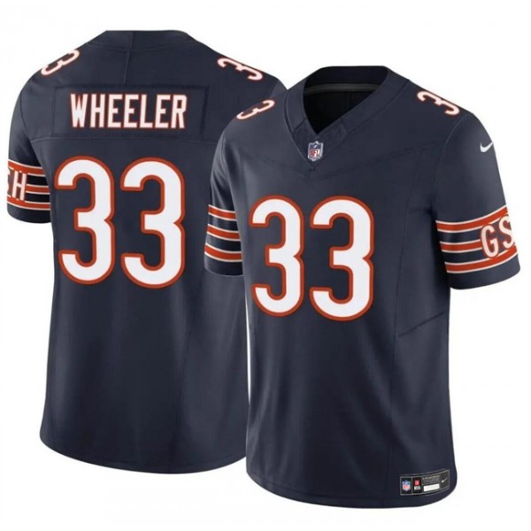 Chicago Bears #33 Ian Wheeler Navy 2023 F.U.S.E. Vapor Stitched Jersey