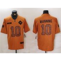 New York Giants #10 Eli Manning 2023 Brown Salute To Service Limited Stitched Jersey
