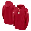 San Francisco 49ers Scarlet Performance Pullover Hoodie