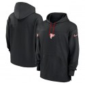 Atlanta Falcons Black Performance Pullover Hoodie