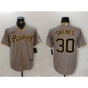 Pittsburgh Pirates #30 Paul Skenes Grey Stitched Jersey