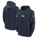 Seattle Seahawks Navy Performance Pullover Hoodie
