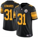 Pittsburgh Steelers #31 Daijun Edwards Black Color Rush Limited Stitched Jersey