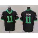 Philadelphia Eagles #11 A. J. Brown Black F.U.S.E. Vapor Untouchable Stitched Jersey