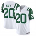 New York Jets #20 Breece Hall White Classic Alternate Vapor F.U.S.E. Limited Stitched Jersey