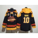 Vancouver Canucks #10 Pavel Bure Black Ageless Must-Have Lace-Up Pullover Hoodie