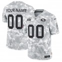 San Francisco 49ers Custom 2024 F.U.S.E Arctic Camo Salute To Service Limited Stitched Jersey