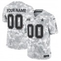 Dallas Cowboys Custom 2024 F.U.S.E Arctic Camo Salute To Service Limited Stitched Jersey