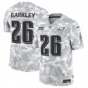 Philadelphia Eagles #26 Saquon Barkley 2024 F.U.S.E Arctic Camo Salute To Service Limited Stitched Jersey
