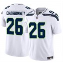 Seattle Seahawks #26 Zach Charbonnet White 2024 F.U.S.E. Vapor Limited Stitched Jersey