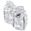Miami Dolphins 2024 Arctic Camo Salute To Service Club Fleece Pullover Hoodie