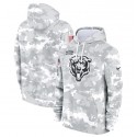 Chicago Bears 2024 Arctic Camo Salute To Service Club Fleece Pullover Hoodie