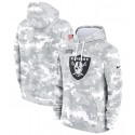 Las Vegas Raiders 2024 Arctic Camo Salute To Service Club Fleece Pullover Hoodie