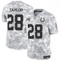Indianapolis Colts #28 Jonathan Taylor Arctic Camo 2024 F.U.S.E. Salute To Service Limited Stitched Jersey
